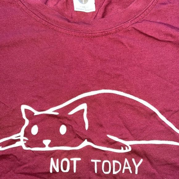 Funny “not today” tee - Picture 2 of 2